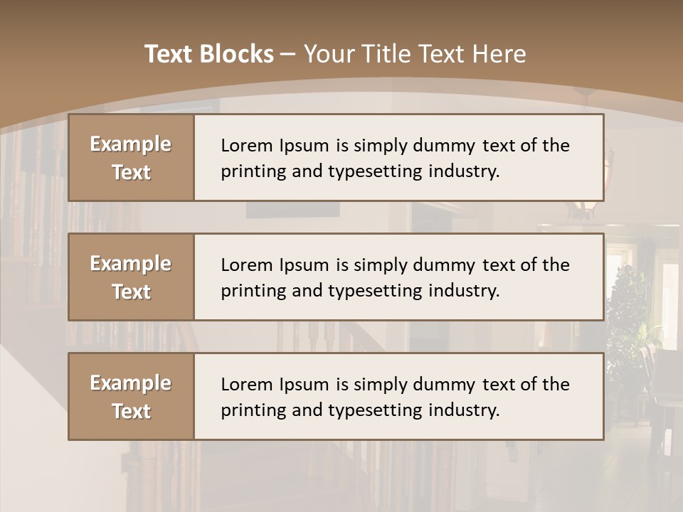 Happy Living Cozy PowerPoint Template