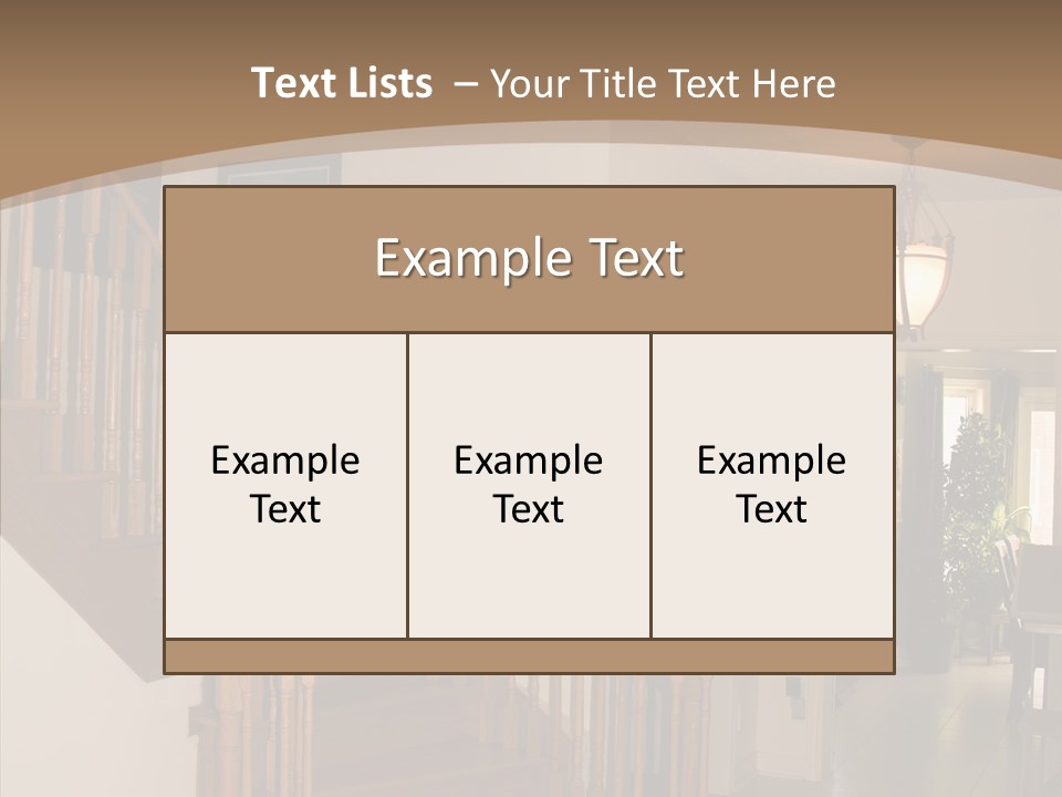 Happy Living Cozy PowerPoint Template