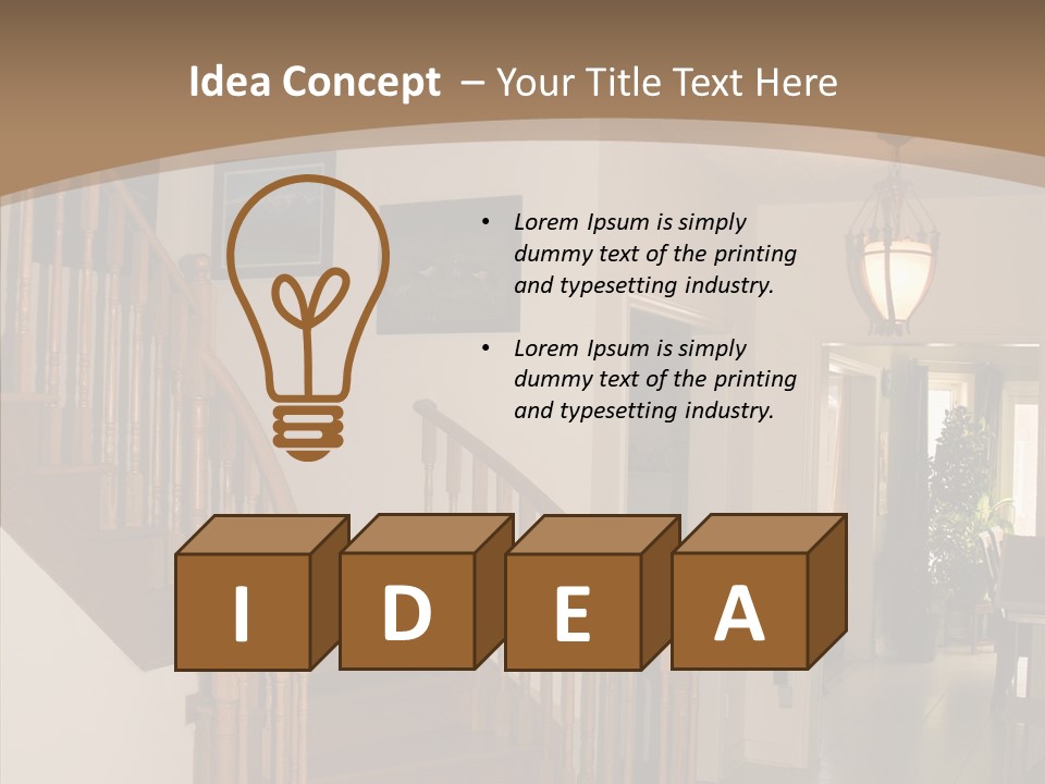 Happy Living Cozy PowerPoint Template