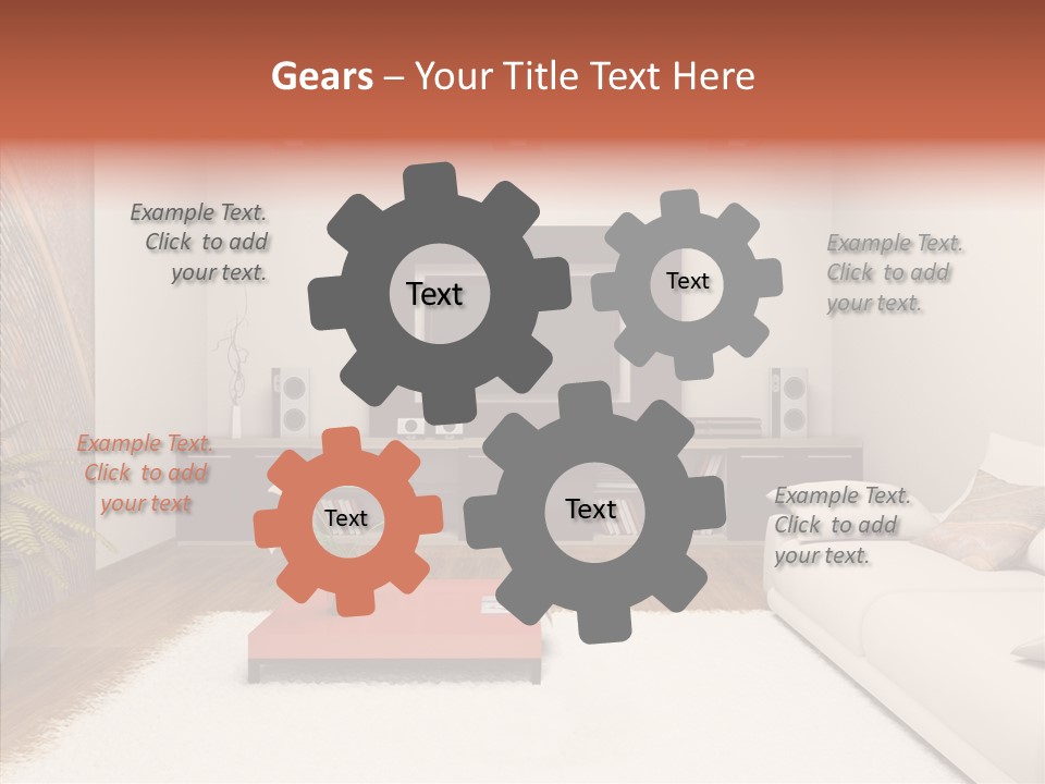 Dressing Media Center Modern PowerPoint Template