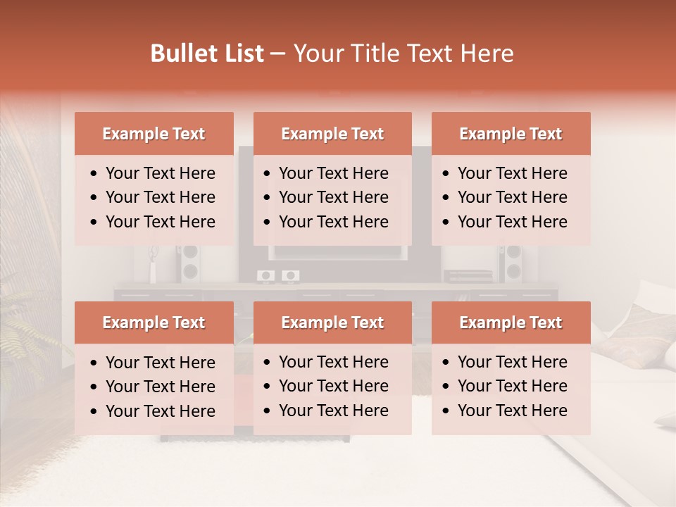 Dressing Media Center Modern PowerPoint Template