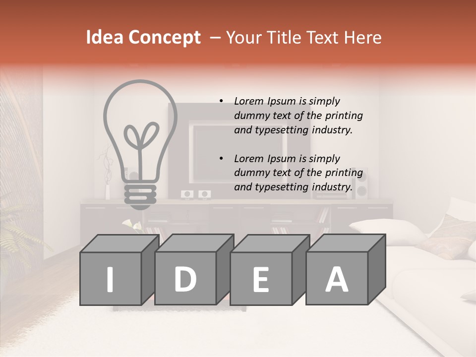 Dressing Media Center Modern PowerPoint Template