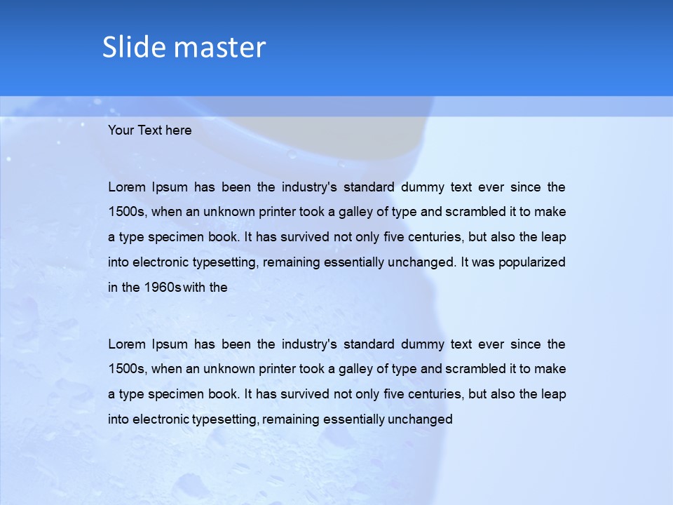 Regimen Container Food PowerPoint Template