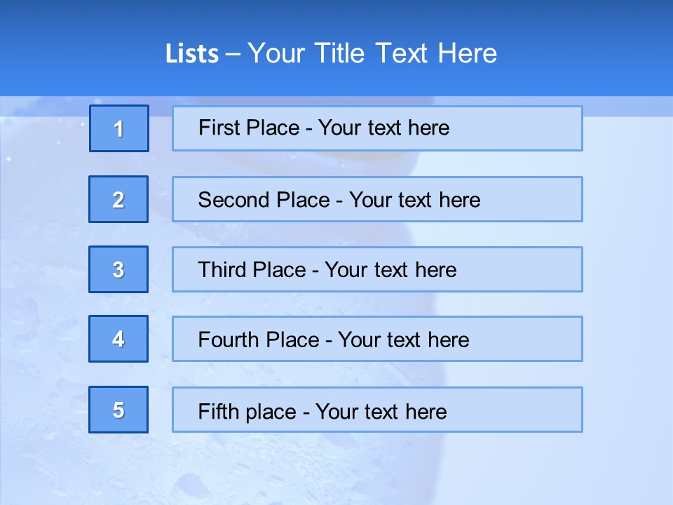 Regimen Container Food PowerPoint Template