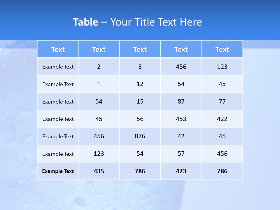 Regimen Container Food PowerPoint Template