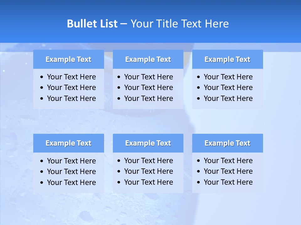 Regimen Container Food PowerPoint Template