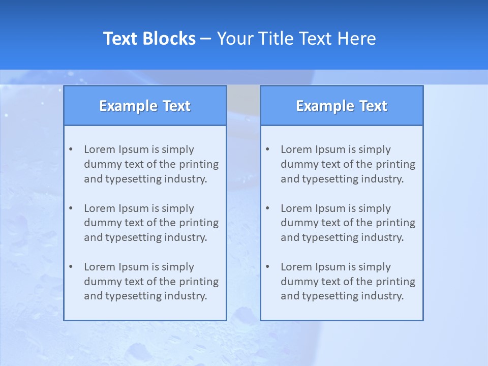 Regimen Container Food PowerPoint Template