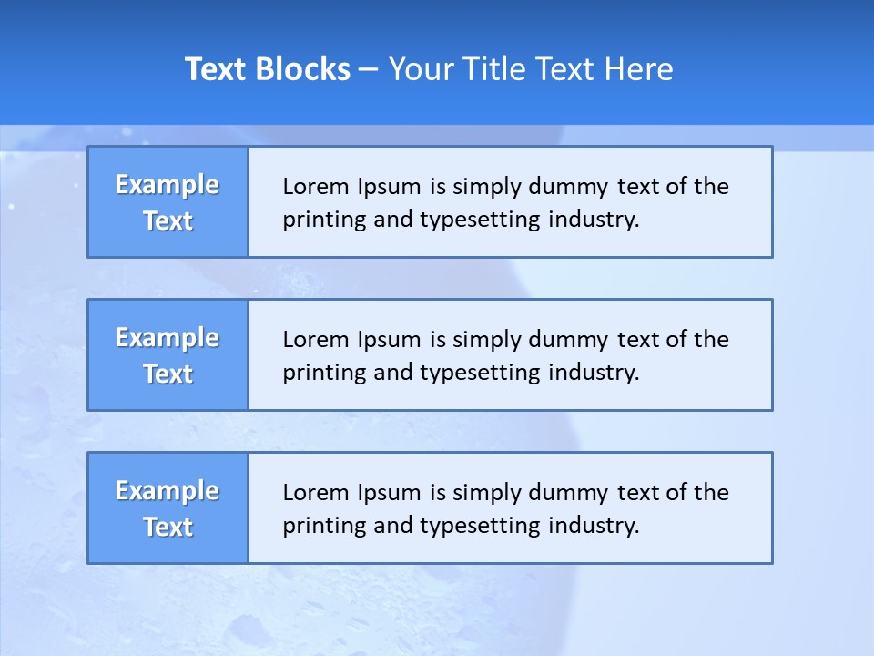 Regimen Container Food PowerPoint Template