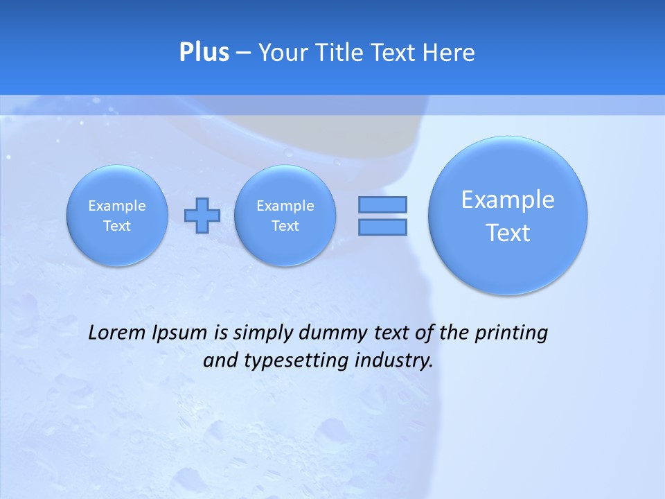 Regimen Container Food PowerPoint Template