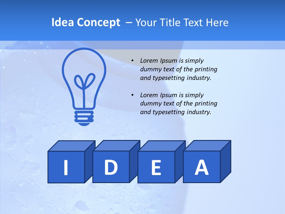 Regimen Container Food PowerPoint Template