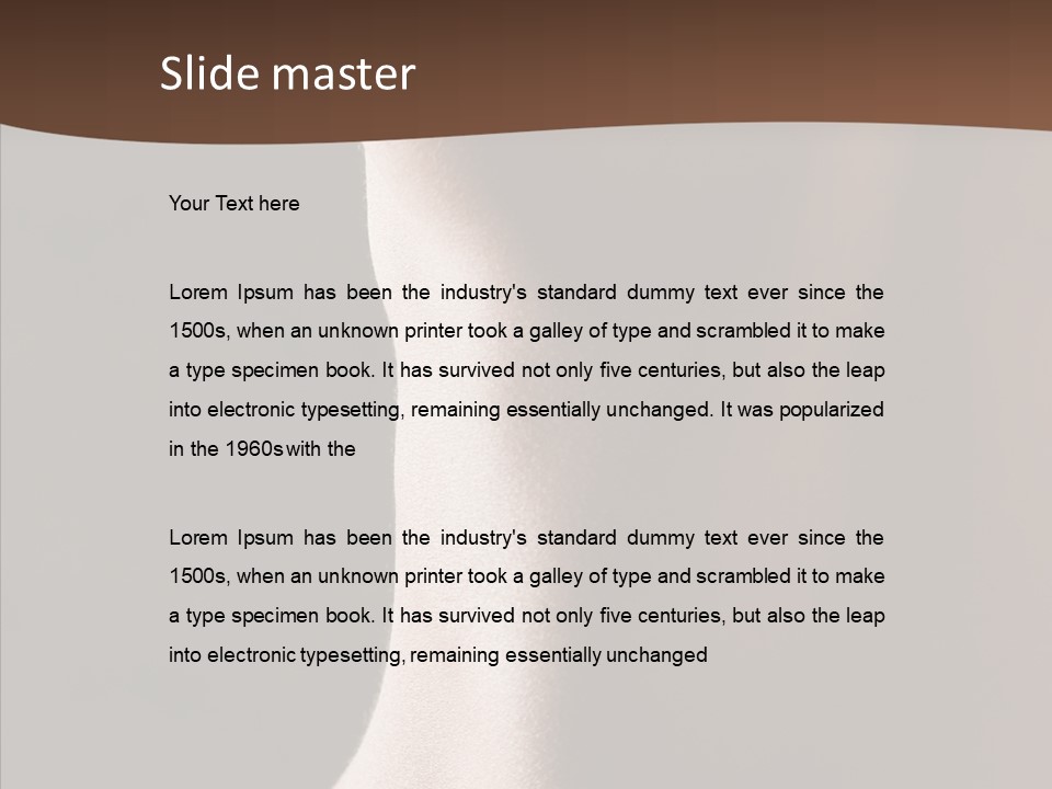 Love Boobs Topless PowerPoint Template