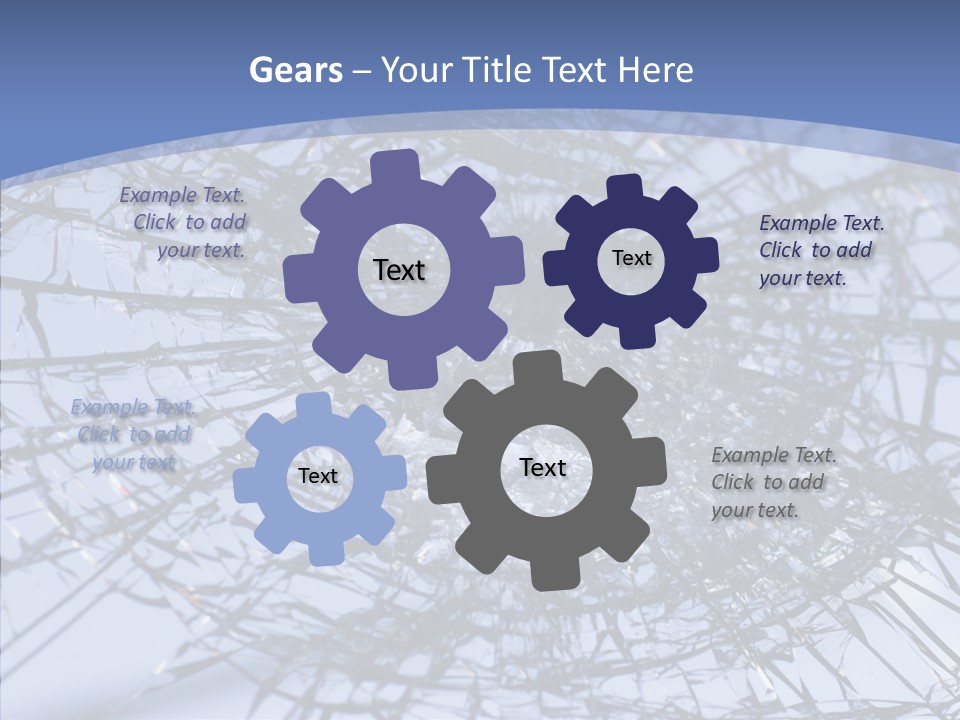 Vandalism Broken Sharp PowerPoint Template