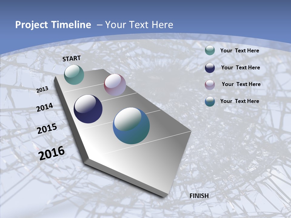 Vandalism Broken Sharp PowerPoint Template
