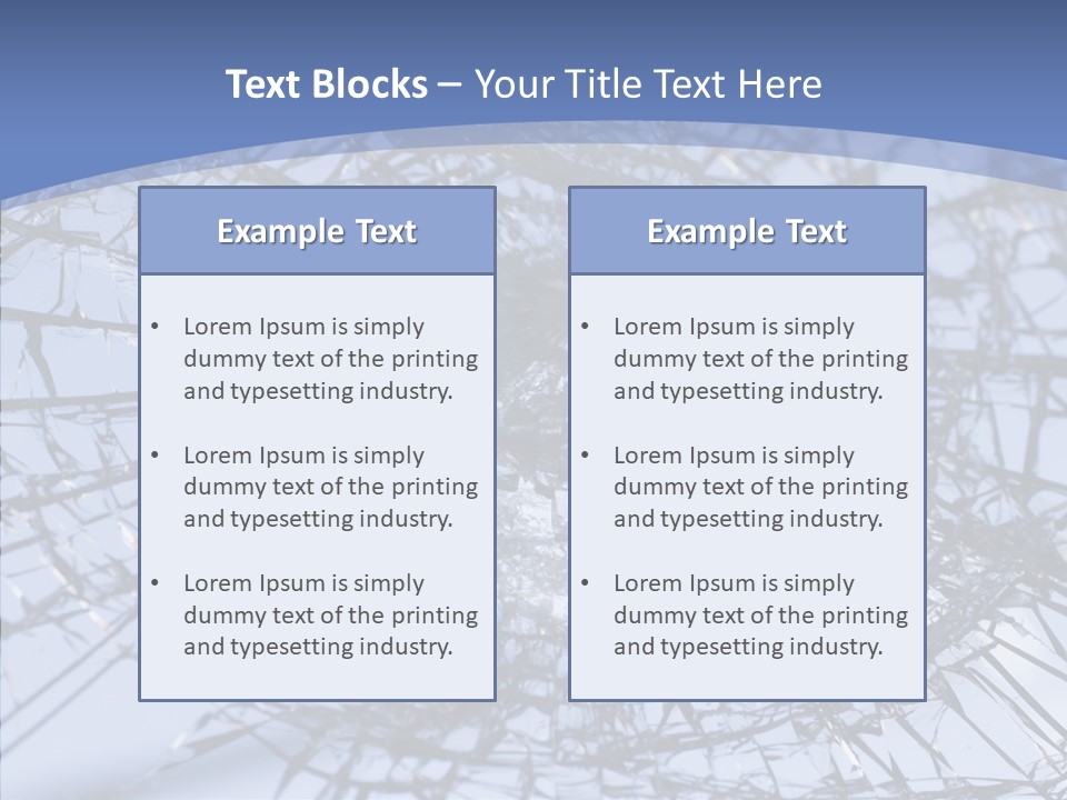 Vandalism Broken Sharp PowerPoint Template