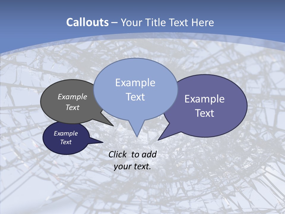 Vandalism Broken Sharp PowerPoint Template