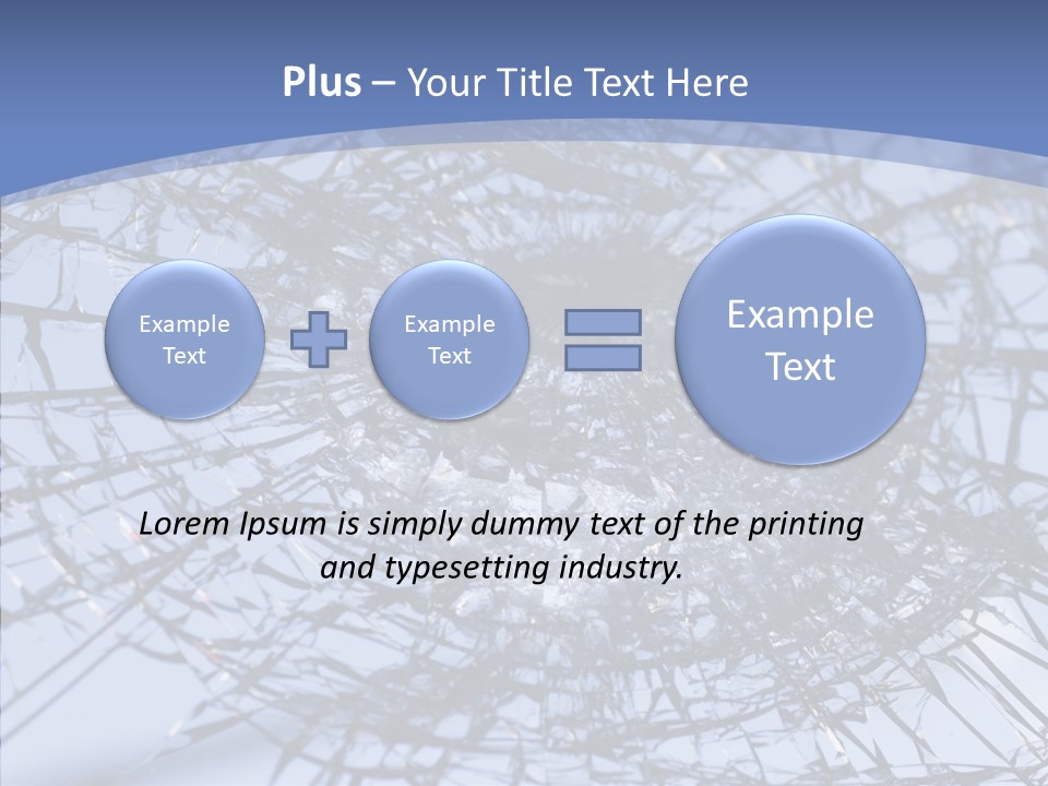 Vandalism Broken Sharp PowerPoint Template