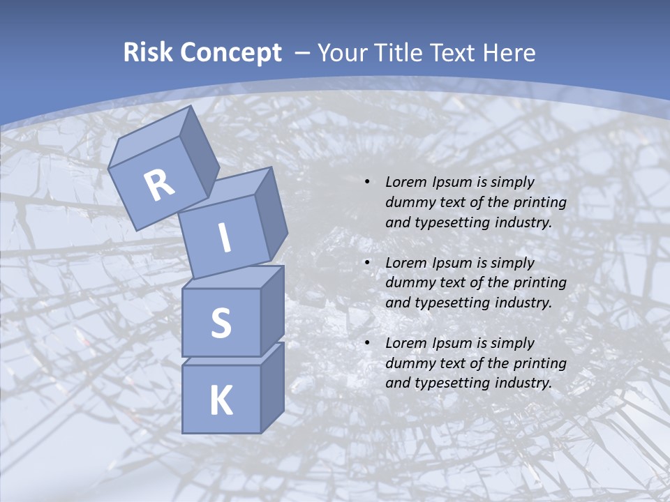 Vandalism Broken Sharp PowerPoint Template