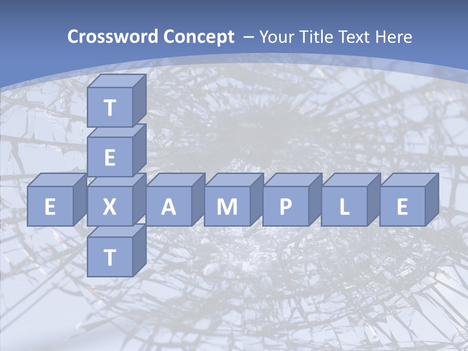Vandalism Broken Sharp PowerPoint Template