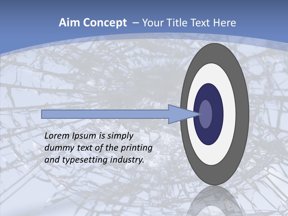 Vandalism Broken Sharp PowerPoint Template