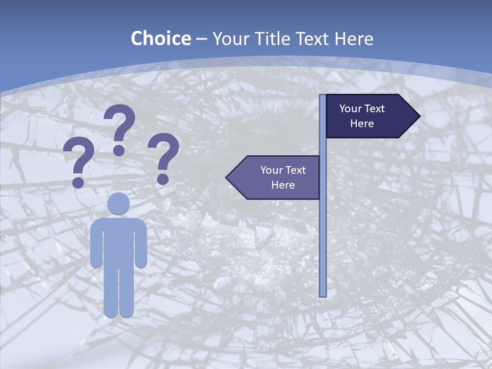 Vandalism Broken Sharp PowerPoint Template