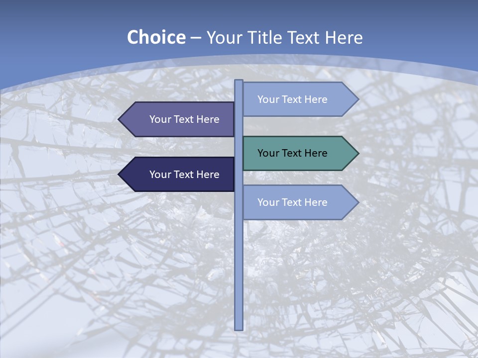 Vandalism Broken Sharp PowerPoint Template