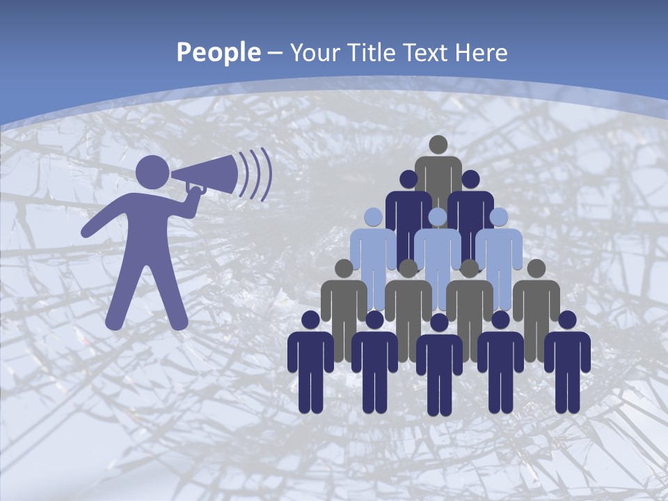 Vandalism Broken Sharp PowerPoint Template