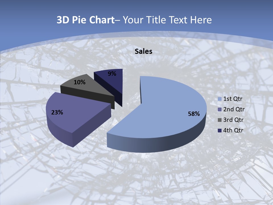 Vandalism Broken Sharp PowerPoint Template