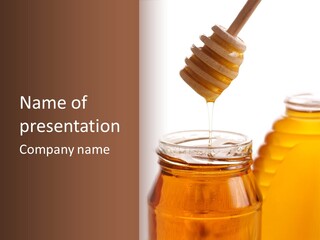 Container Sweetener Taste PowerPoint Template