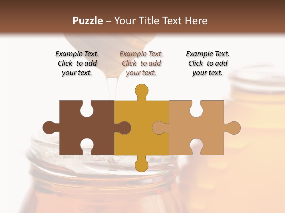 Container Sweetener Taste PowerPoint Template
