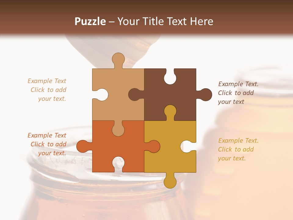 Container Sweetener Taste PowerPoint Template