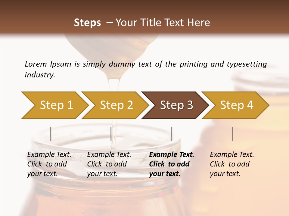 Container Sweetener Taste PowerPoint Template