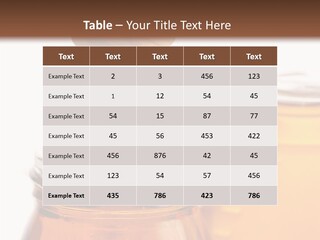 Container Sweetener Taste PowerPoint Template