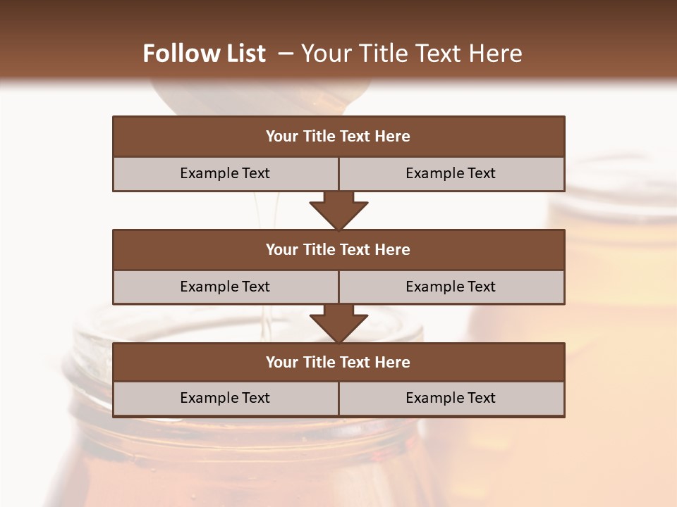 Container Sweetener Taste PowerPoint Template