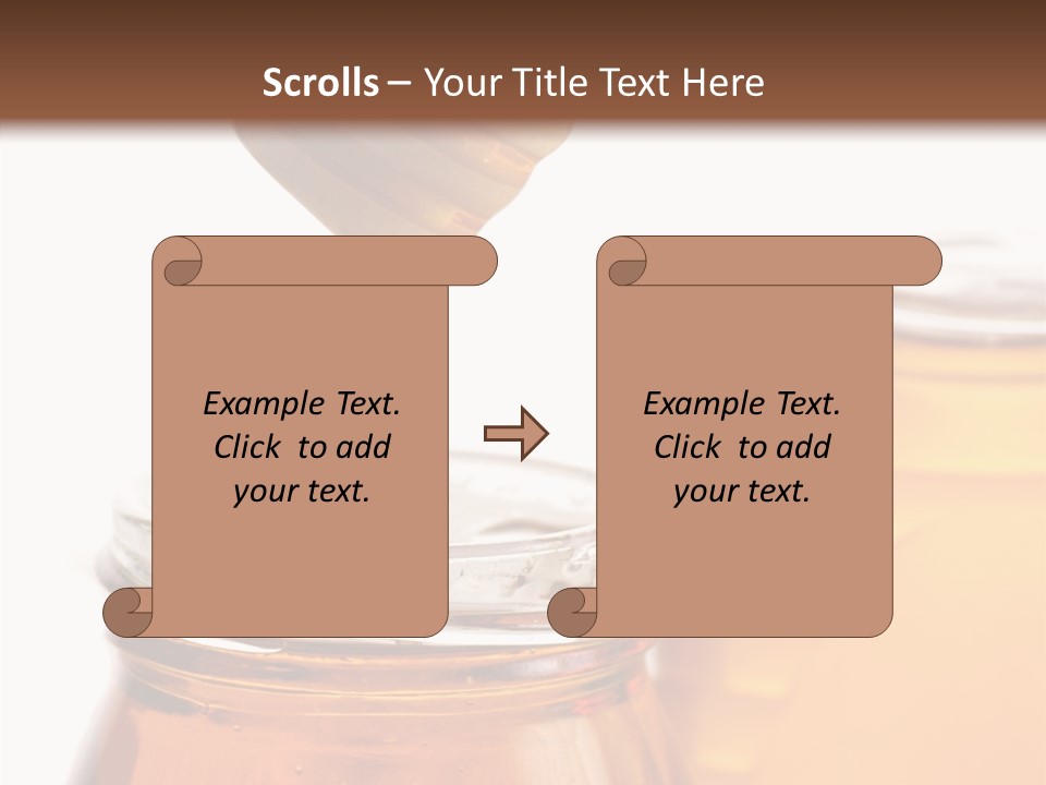 Container Sweetener Taste PowerPoint Template