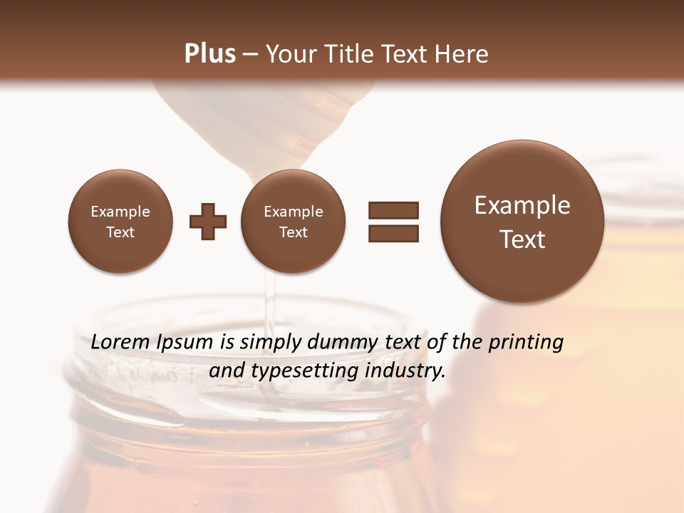 Container Sweetener Taste PowerPoint Template