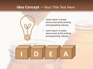Container Sweetener Taste PowerPoint Template
