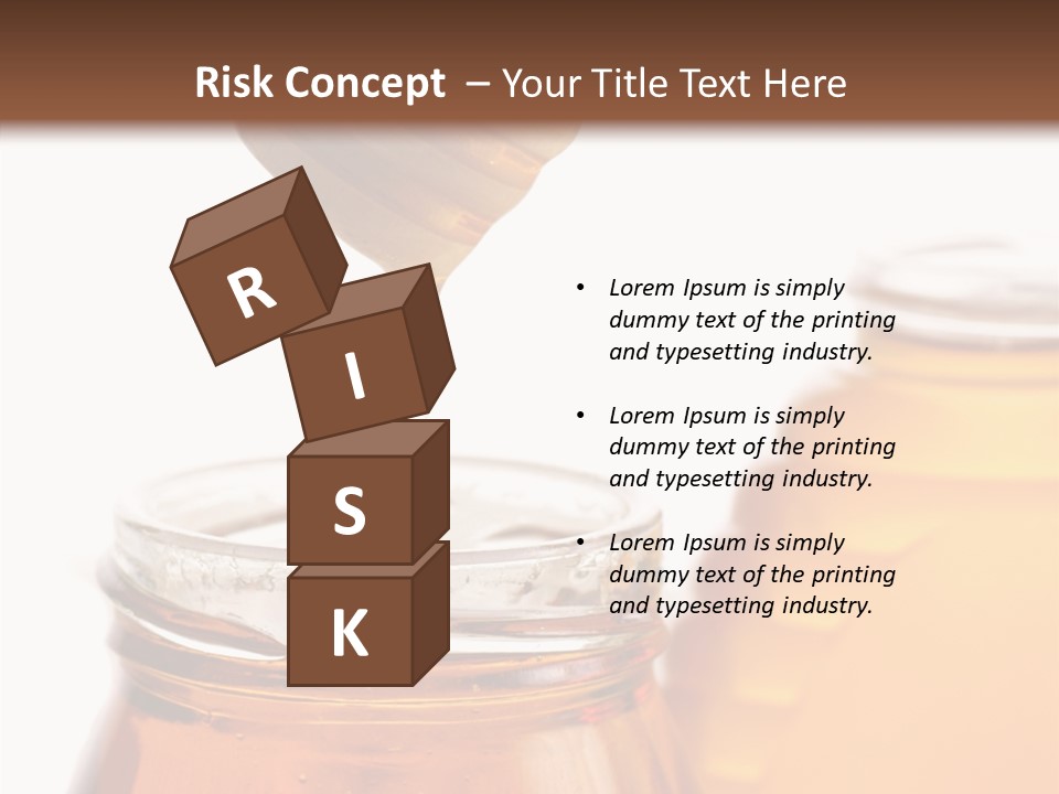 Container Sweetener Taste PowerPoint Template