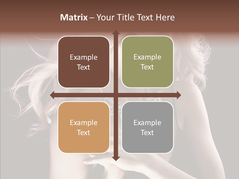 Purple Hands Background PowerPoint Template