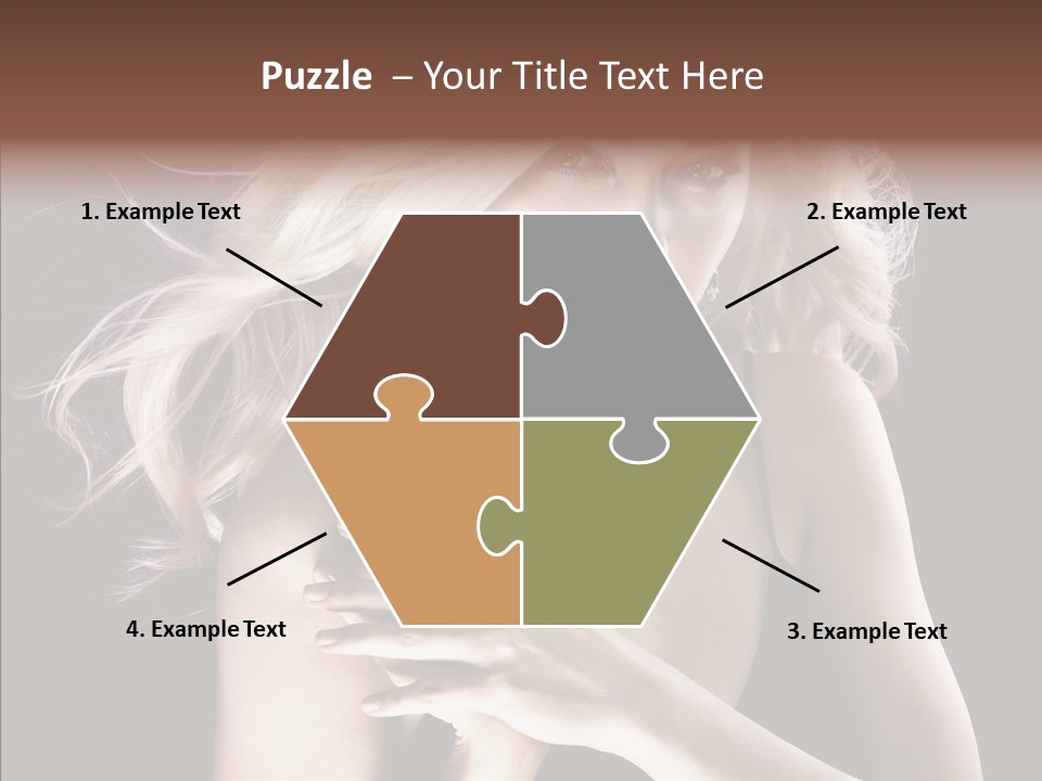 Purple Hands Background PowerPoint Template