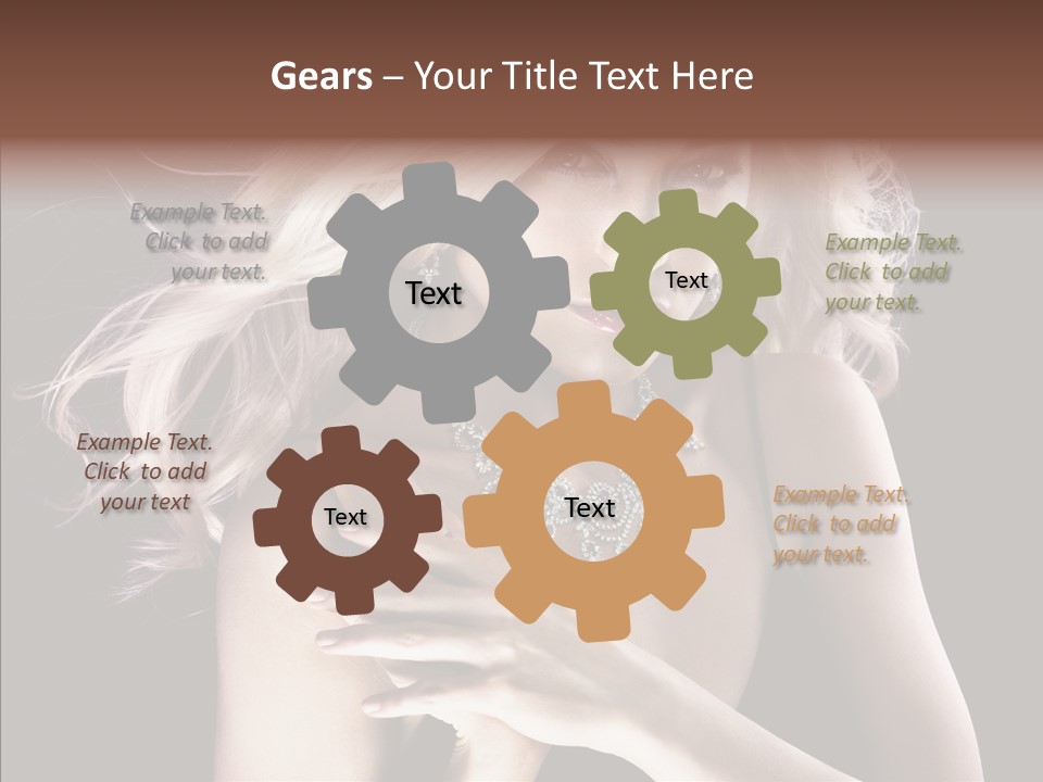 Purple Hands Background PowerPoint Template