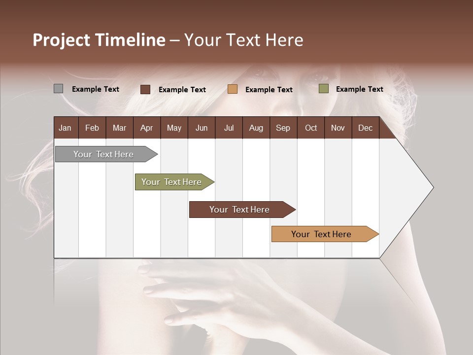 Purple Hands Background PowerPoint Template