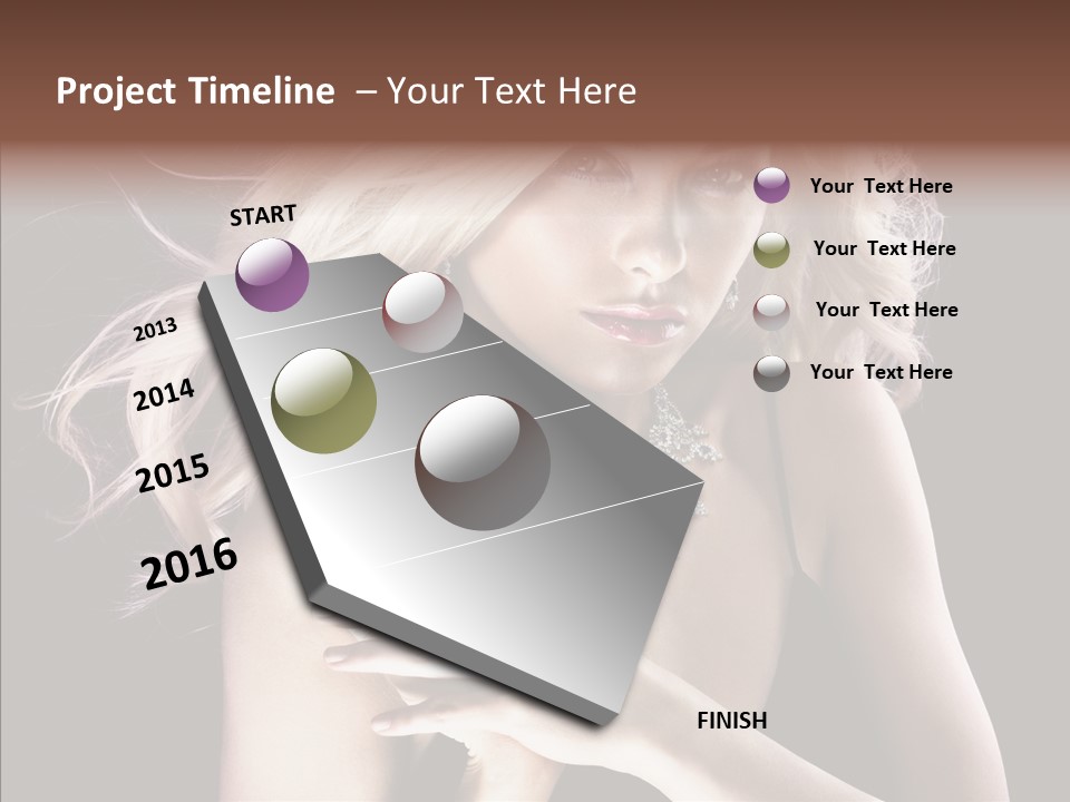 Purple Hands Background PowerPoint Template