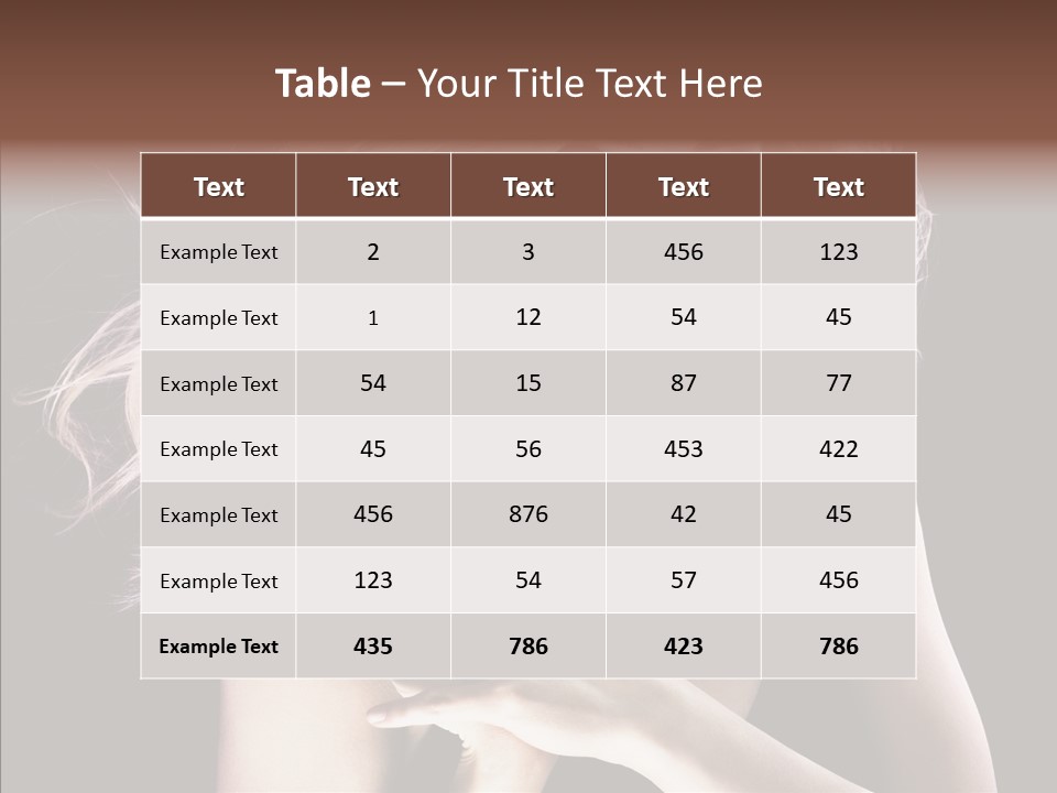 Purple Hands Background PowerPoint Template