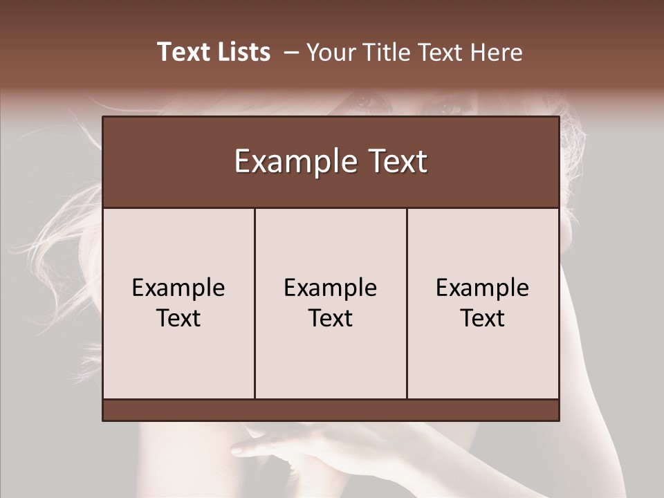 Purple Hands Background PowerPoint Template