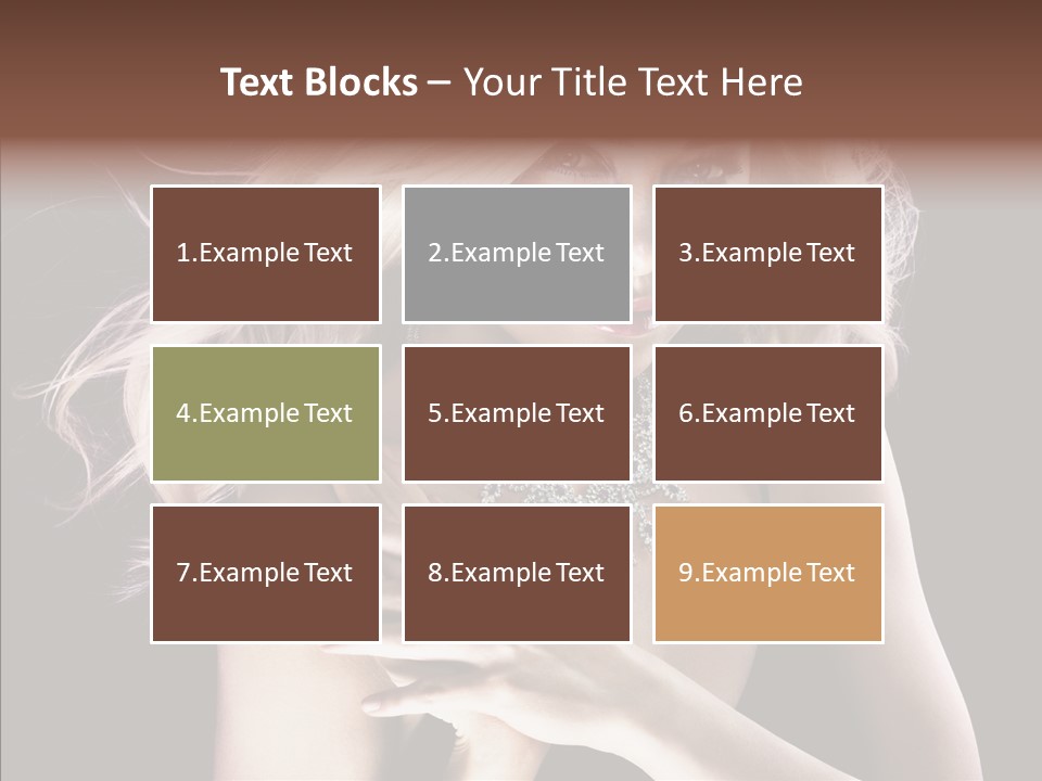 Purple Hands Background PowerPoint Template