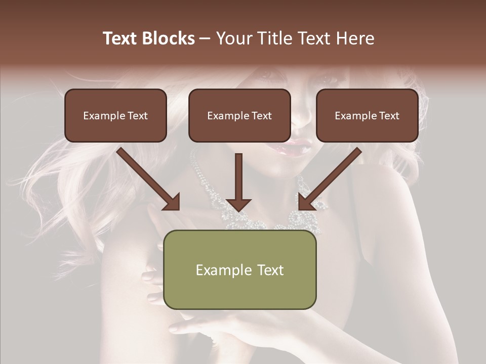 Purple Hands Background PowerPoint Template