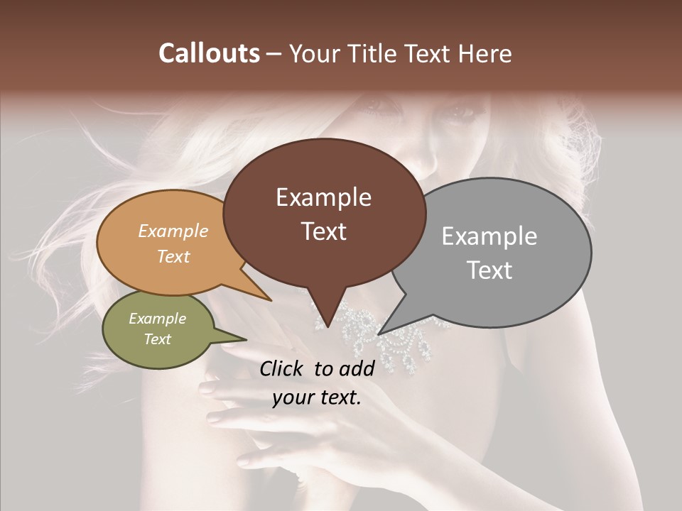 Purple Hands Background PowerPoint Template