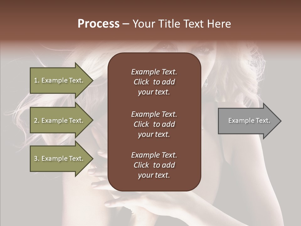Purple Hands Background PowerPoint Template