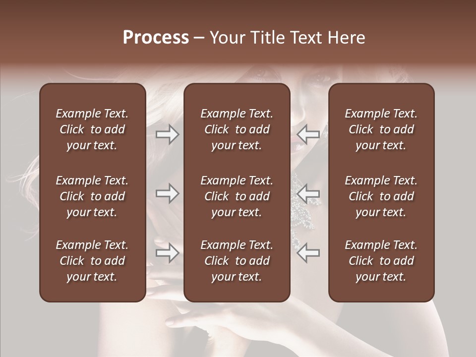 Purple Hands Background PowerPoint Template