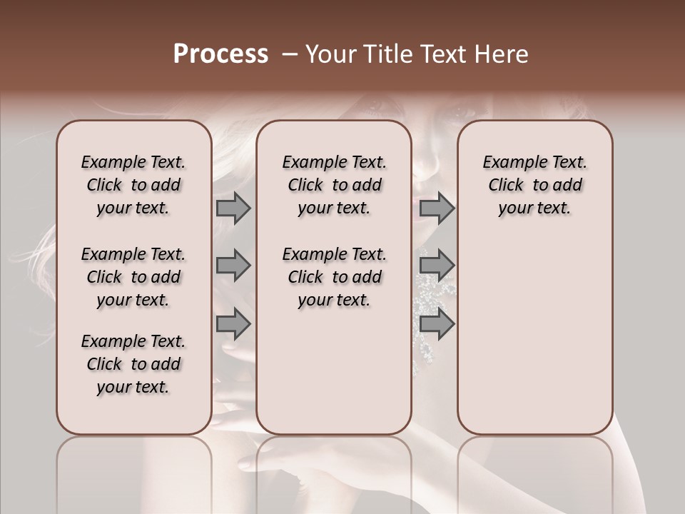 Purple Hands Background PowerPoint Template